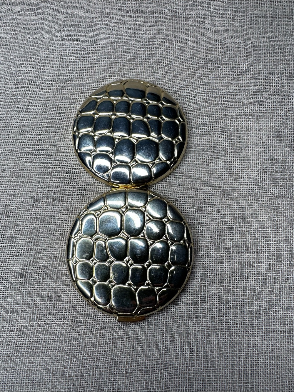 VTG Estée Lauder "Golden Alligator" Lucidity Powder Compact - Picture 5 of 6
